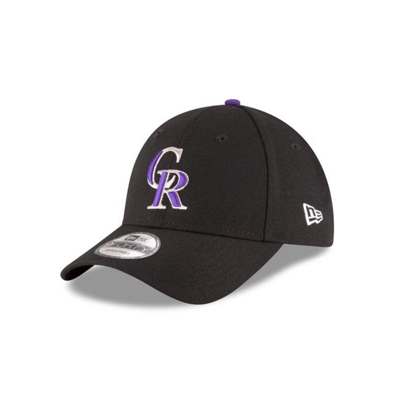 MLB Colorado Rockies The League 9Forty Adjustable (HJU3369) - Black New Era Caps